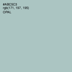 #ABC5C3 - Opal Color Image