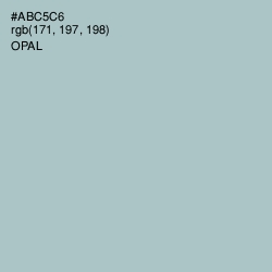 #ABC5C6 - Opal Color Image