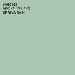 #ABC6B3 - Spring Rain Color Image