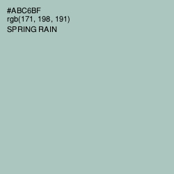 #ABC6BF - Spring Rain Color Image