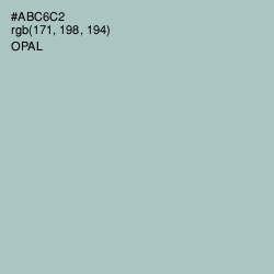 #ABC6C2 - Opal Color Image