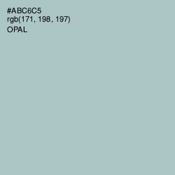 #ABC6C5 - Opal Color Image