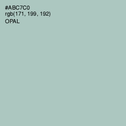 #ABC7C0 - Opal Color Image