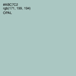 #ABC7C2 - Opal Color Image