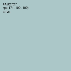 #ABC7C7 - Opal Color Image