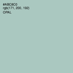 #ABC8C0 - Opal Color Image