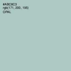 #ABC8C3 - Opal Color Image