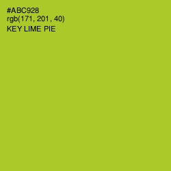 #ABC928 - Key Lime Pie Color Image