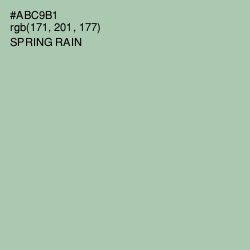 #ABC9B1 - Spring Rain Color Image