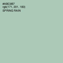 #ABC9B7 - Spring Rain Color Image
