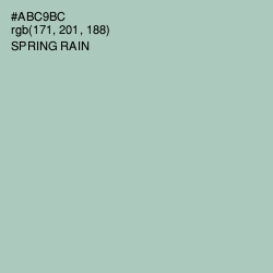 #ABC9BC - Spring Rain Color Image