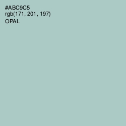 #ABC9C5 - Opal Color Image