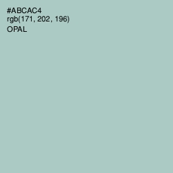 #ABCAC4 - Opal Color Image