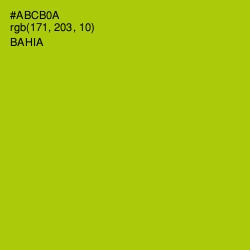 #ABCB0A - Bahia Color Image