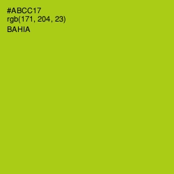 #ABCC17 - Bahia Color Image