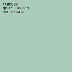 #ABCCBB - Spring Rain Color Image