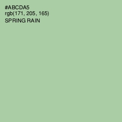 #ABCDA5 - Spring Rain Color Image