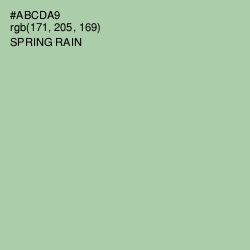 #ABCDA9 - Spring Rain Color Image