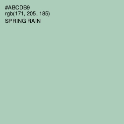 #ABCDB9 - Spring Rain Color Image