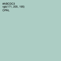 #ABCDC3 - Opal Color Image