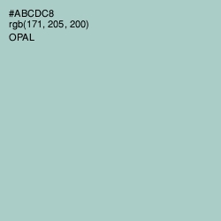 #ABCDC8 - Opal Color Image