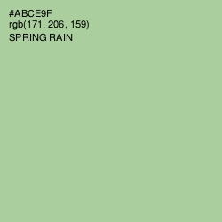 #ABCE9F - Spring Rain Color Image