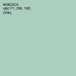 #ABCEC0 - Opal Color Image