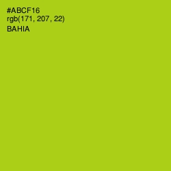 #ABCF16 - Bahia Color Image