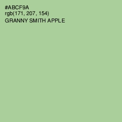 #ABCF9A - Granny Smith Apple Color Image