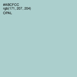 #ABCFCC - Opal Color Image