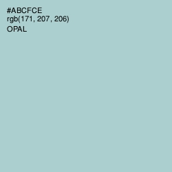 #ABCFCE - Opal Color Image