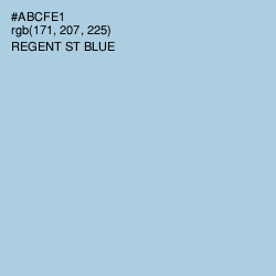 #ABCFE1 - Regent St Blue Color Image