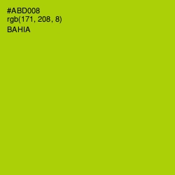 #ABD008 - Bahia Color Image