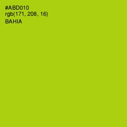 #ABD010 - Bahia Color Image