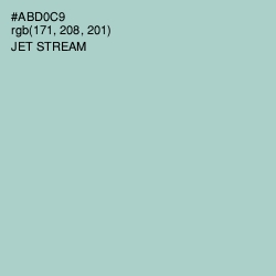 #ABD0C9 - Jet Stream Color Image