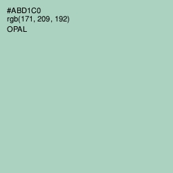 #ABD1C0 - Opal Color Image