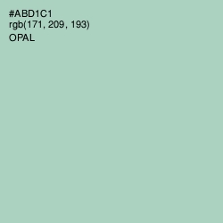 #ABD1C1 - Opal Color Image