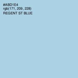 #ABD1E4 - Regent St Blue Color Image