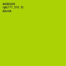 #ABD205 - Bahia Color Image