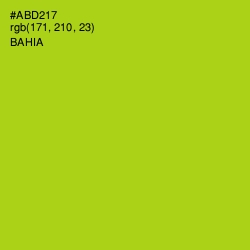 #ABD217 - Bahia Color Image