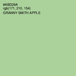 #ABD29A - Granny Smith Apple Color Image