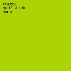 #ABD305 - Bahia Color Image