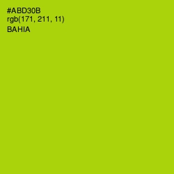 #ABD30B - Bahia Color Image