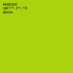 #ABD30D - Bahia Color Image