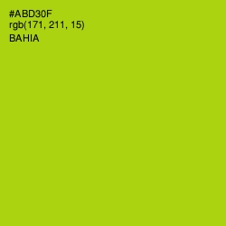 #ABD30F - Bahia Color Image