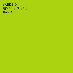 #ABD310 - Bahia Color Image