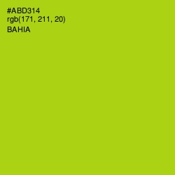 #ABD314 - Bahia Color Image