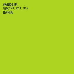 #ABD31F - Bahia Color Image