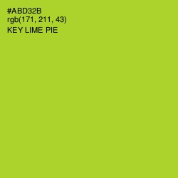 #ABD32B - Key Lime Pie Color Image