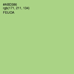 #ABD386 - Feijoa Color Image